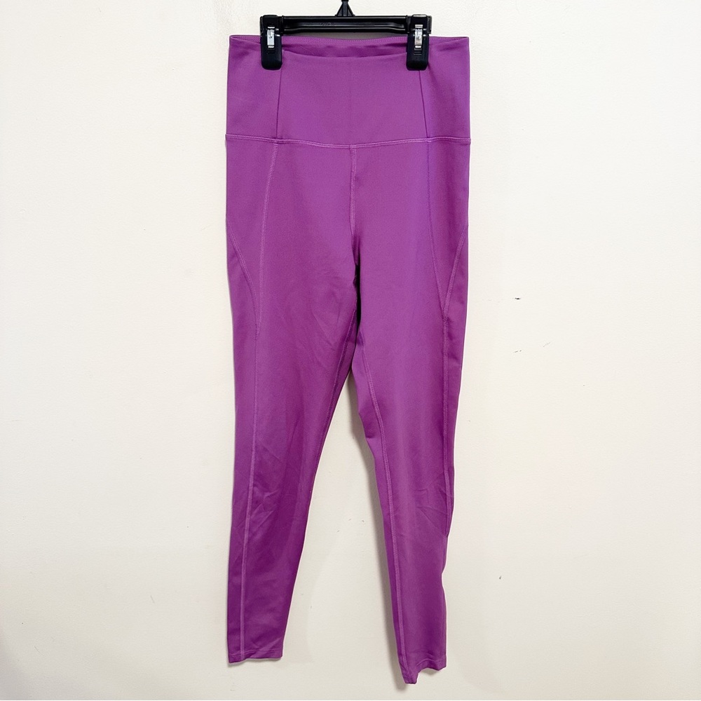 Girlfriend Collective Purple Compressive High-Rise Leggings - Picture 1 of 6